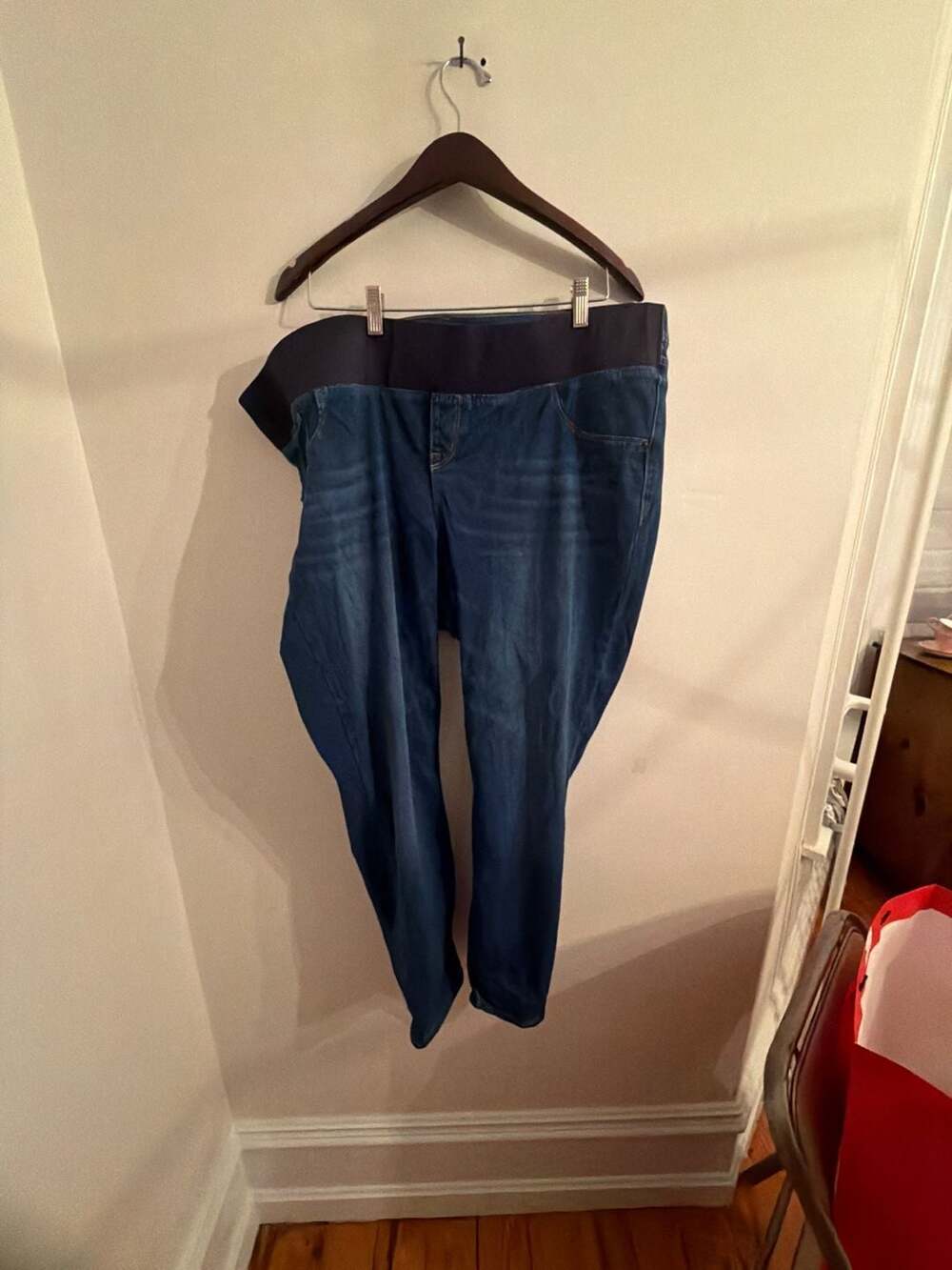 Old Navy Maternity Rockstar Super Skinny Low Panel Jeans